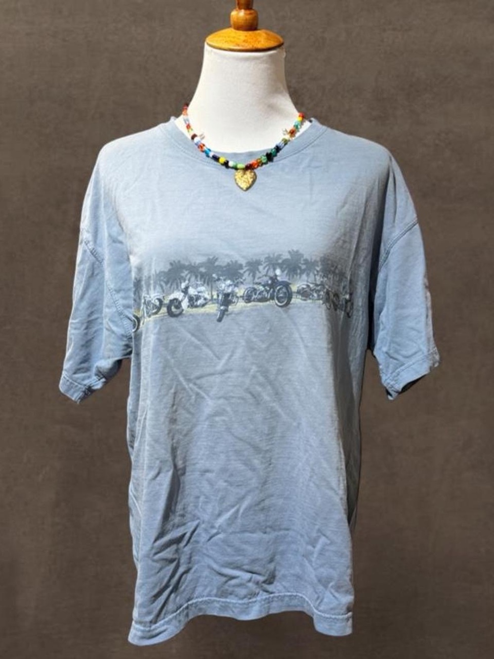 Graphic motorcycle tee
